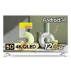 더함 CHIQ 4K UHD QLED DLG 120Hz 돌비 AI 스마트 구글5.0 TV, 127cm(50인치), UA501QLED, 스탠드형, 고객직접설치