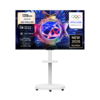 TCL 아이팔콘 4K QD Mini LED TV + 대형 무빙 스탠드 매트 화이트 세트, 55U95A(TV), MSD58W(스탠드), 방문설치, 이동형 스탠드, 139cm(55인치)