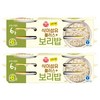 오뚜기 식이섬유플러스 보리밥, 130g, 12개