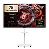 더함 4K UHD 구글 5.0 이동식 288Hz 스마트TV 패키지, 191cm(75인치), UA751MINILED N10S Google5.0 288Hz, 이동형 스탠드, 방문설치