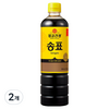 송표 몽고간장, 900ml, 2개