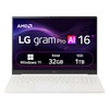 LG전자 2026 그램 프로 AI 16 라이젠 AI 400 시리즈, 에어로미늄 화이트, 16Z95U-GU7WK, 1TB, 32GB, WIN11 Home
