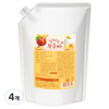 네이쳐티 넘치는복숭아 베이스, 4개, 1kg