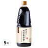 신앙촌 양조 생명 물간장, 1.8L, 5개