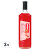네이쳐티 zero 핑크자몽 시럽, 3개, 1L