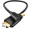 벤션 맥북 스마트폰 90도 C타입 HDMI V2.0 미러링 케이블 1.5m, 2개