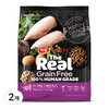 하림펫푸드 키튼 더리얼 그레인프리 크런치 건식사료, 닭, 1kg, 2개
