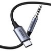 유그린 DAC C타입 to 3.5mm AUX 케이블 1m, CM450, 혼합색상, 1개