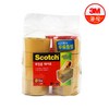 스카치 포장용 테이프 48mm x 50m 3650 8p + 디스펜서 세트, 갈색, 1세트