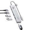 UGREEN 유그린 5포트 USB 3.2 C타입 멀티 허브 삼성 DeX 지원 10Gbps HDMI2.0 4K60Hz PD100W 초경량 제어 버튼 탑재, 1개, 실버