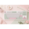 한성컴퓨터 유무선 기계식 텐키리스 키보드, 브라운슈가 토독, TFG Cloud Max CL, 동그리 키캡 딸기말차