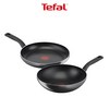 테팔 티타늄 1X 액티쿡 프라이팬 + 볶음팬 세트, 블랙커피, 프라이팬 (28cm) + 볶음팬 (28cm), 1세트