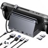 UGREEN 유그린 9포트 USB3.2 C타입 스팀덱 독 도킹 스테이션 게임기용 접이식 거치대 |삼성덱스 맥북 호환|HDMI2.0 4K60Hz|10Gbps|기가비트|로그 앨리 호환, 4개, Grey
