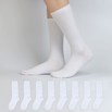 이지레그 여성용 프리미엄 베이스 무지 장목 양말 8켤레 세트