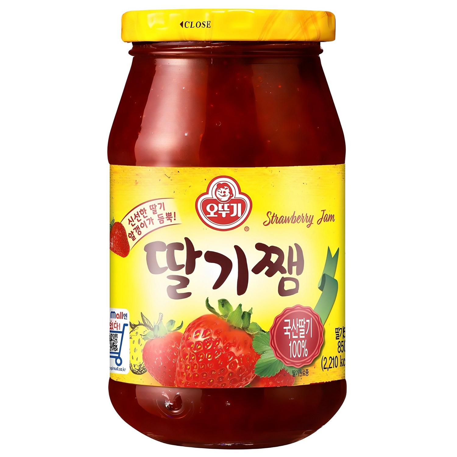 오뚜기 딸기쨈, 500g, 6개
