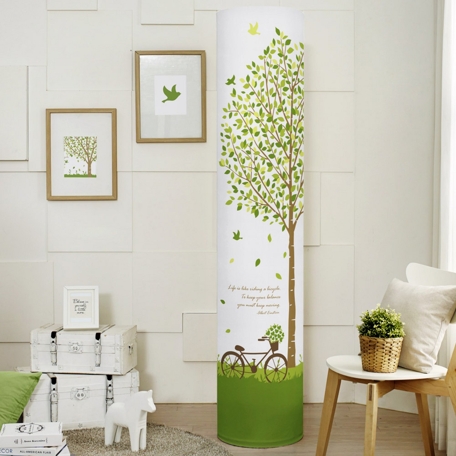 포근한 숲속, 에어컨도 스타일리시하게 보호하세요!