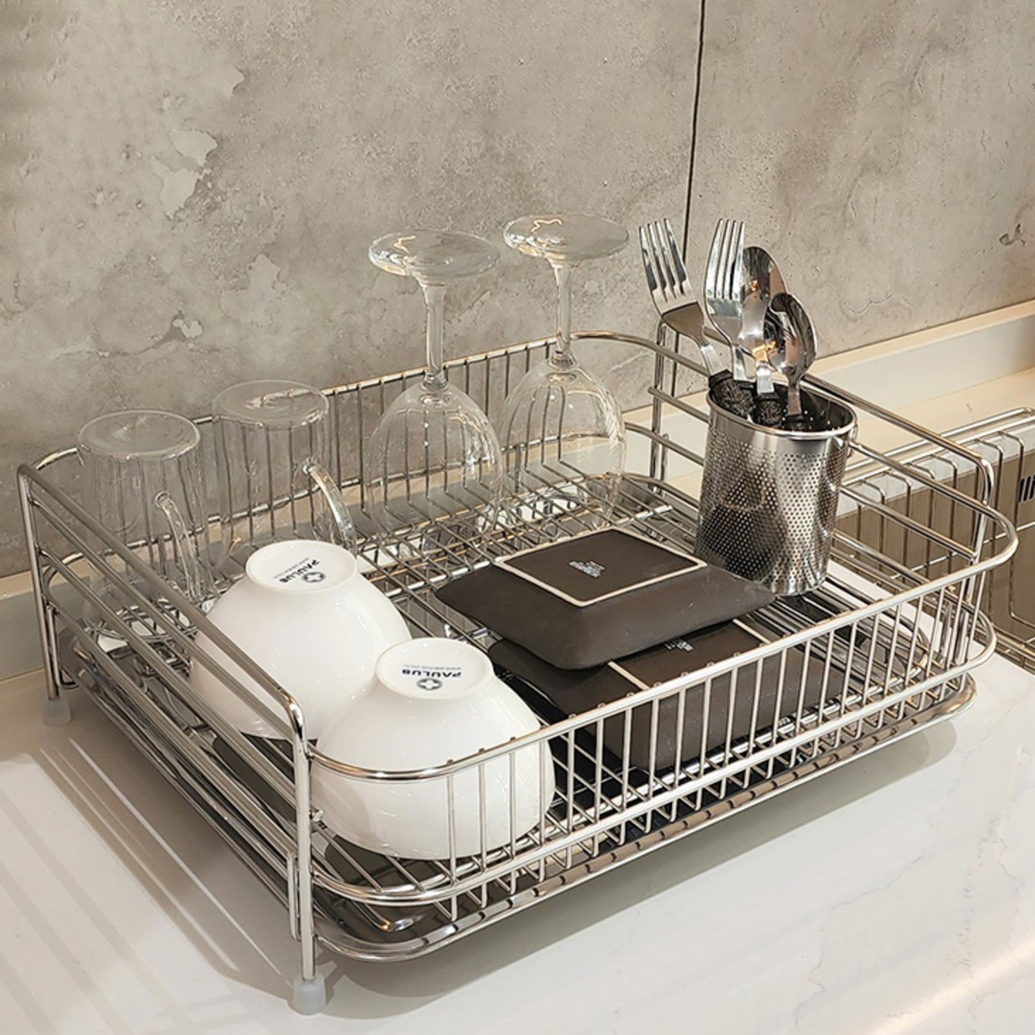 주방을 빛내는 스마트 솔루션, 에넥스 유닉 식기건조대로 깔끔하고 쾌적한 주방을 완성하세요!