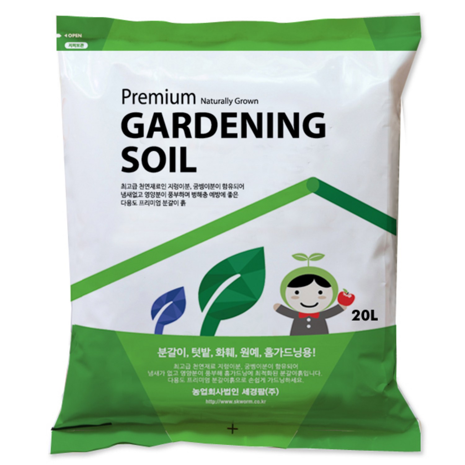 세경팜 프리미엄 다용도 분갈이흙, 1개, 20L