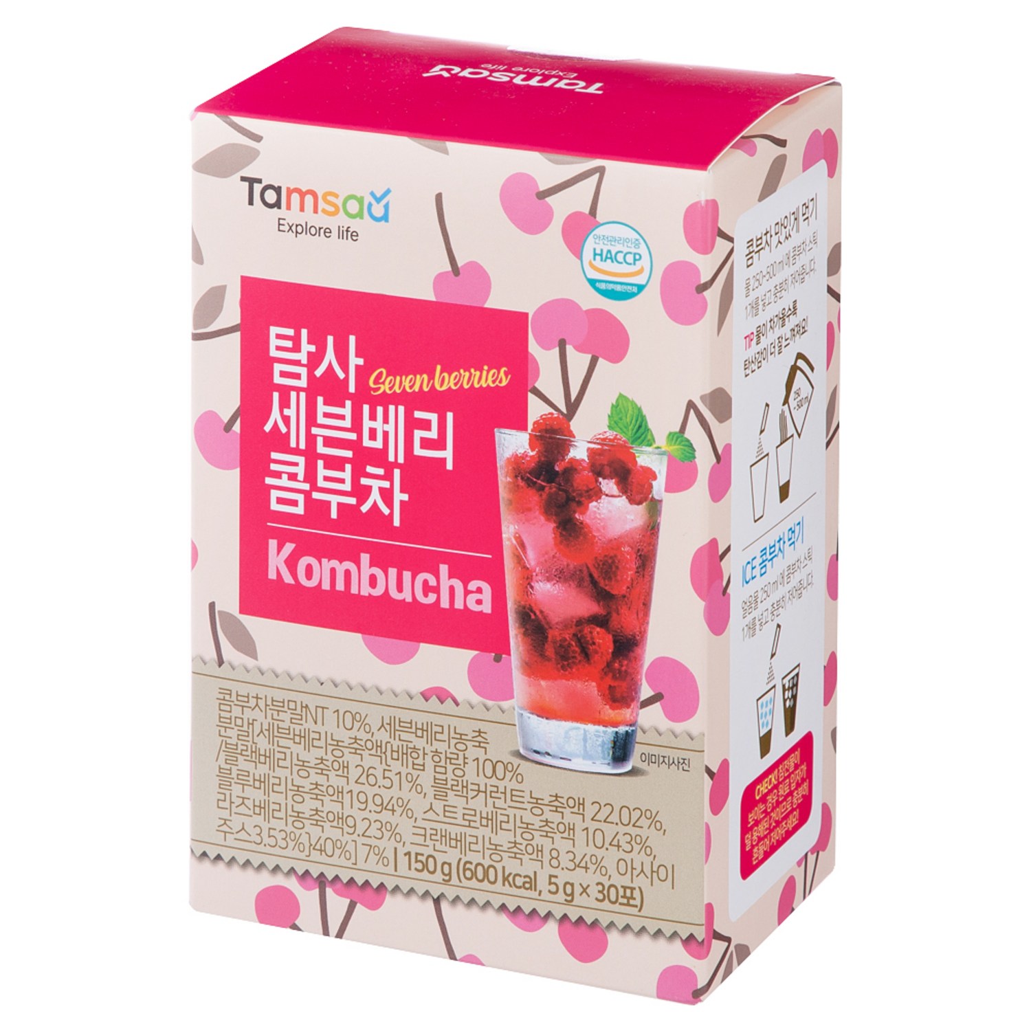 탐사 세븐베리 콤부차, 5g, 30개입, 2개