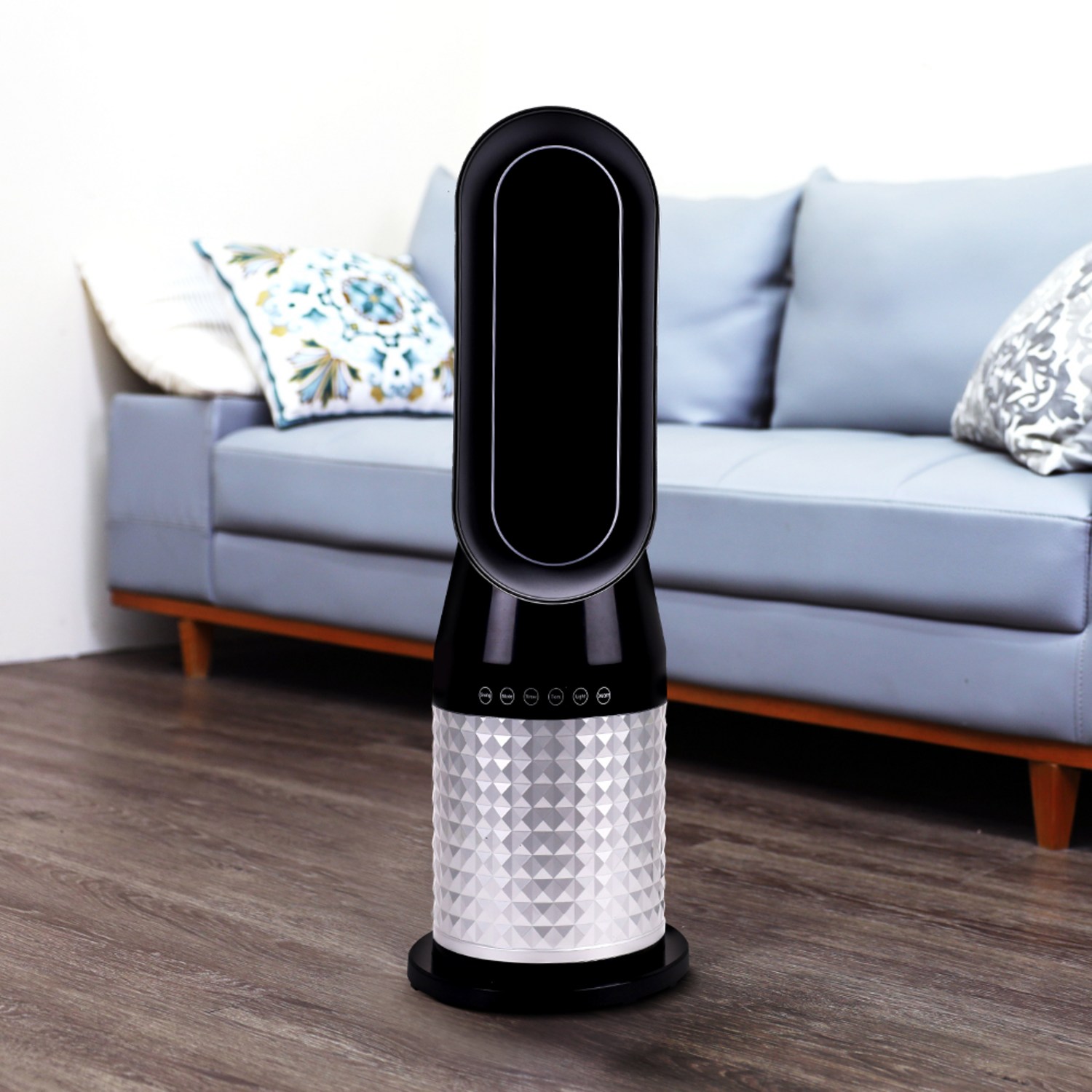 따뜻하고 안전한 겨울철을 위한 델루체 날개없는 PTC 온풍기 팬히터