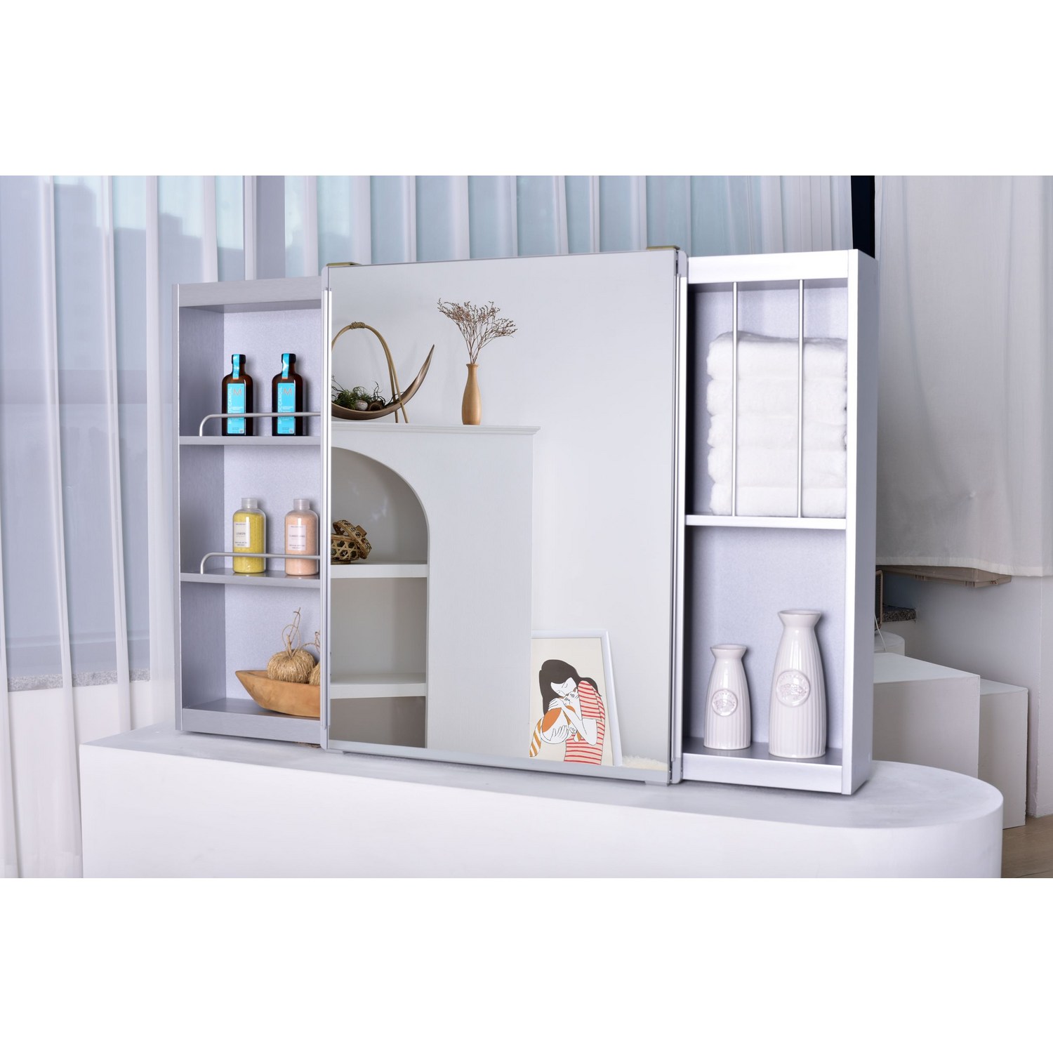 욕실을 깔끔하고 스타일리시하게 정리하는 최고의 솔루션