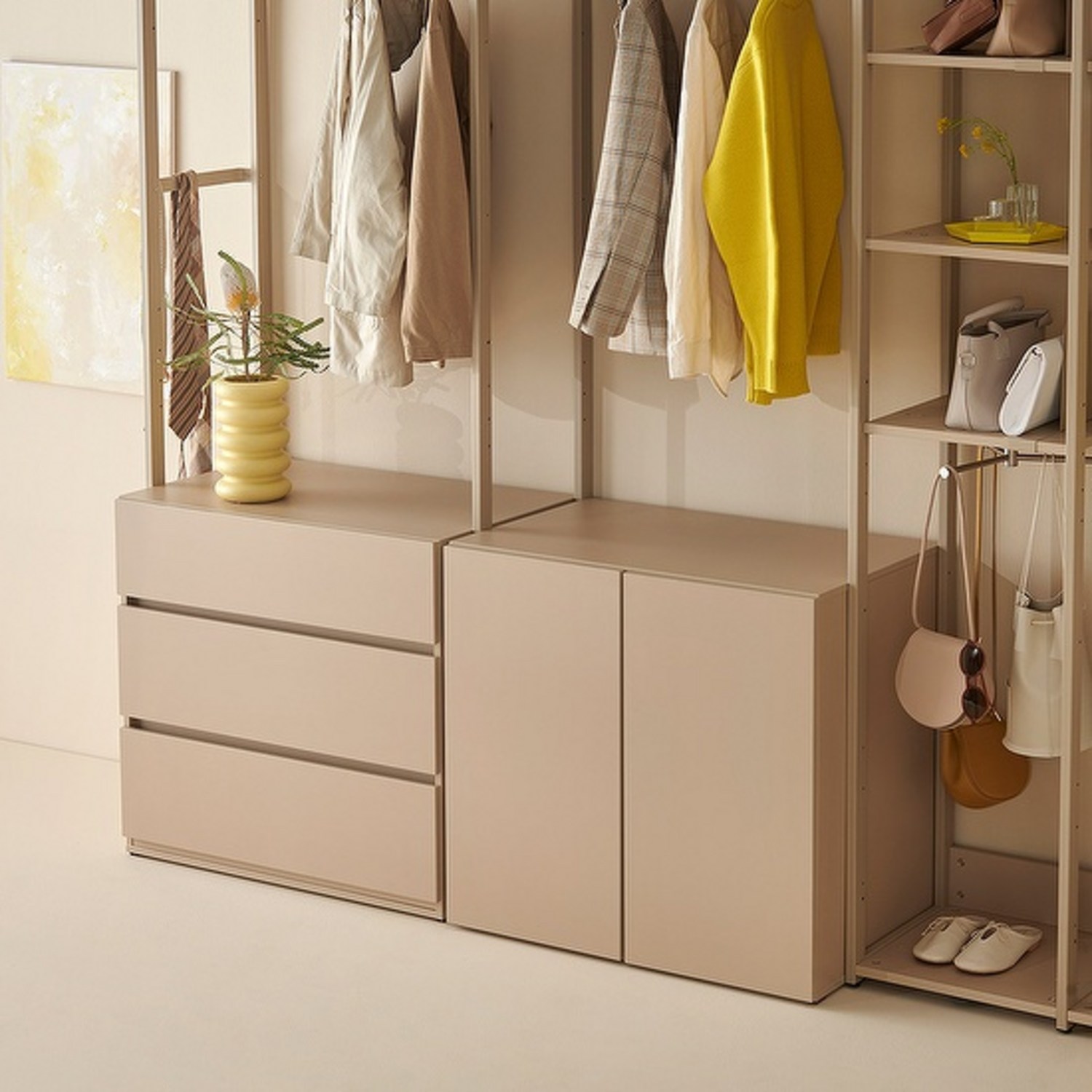 세련되고 기능적인 거실을 위한 한샘 스테이 드레스룸 84cm