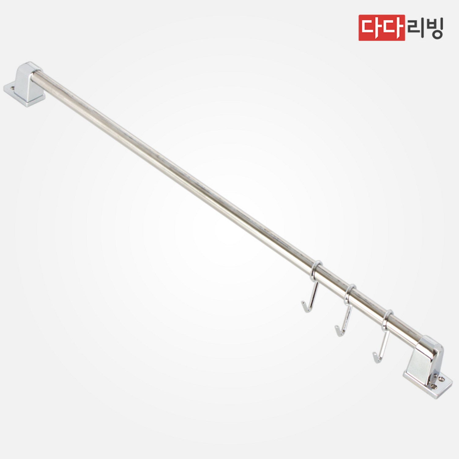 조리실 공간의 기능성과 미적 완성도를 향상시키는 걸이형 주방 선반