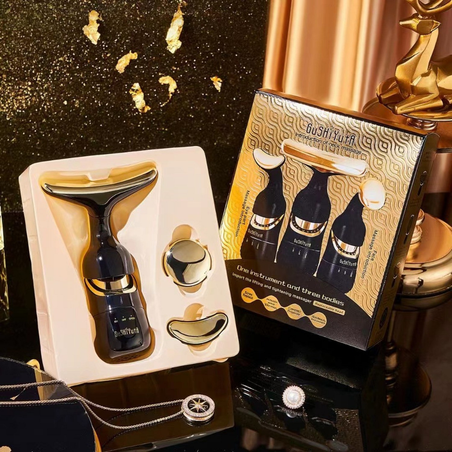 피부 흡수를 높이는 가정용 얼굴 마사지기