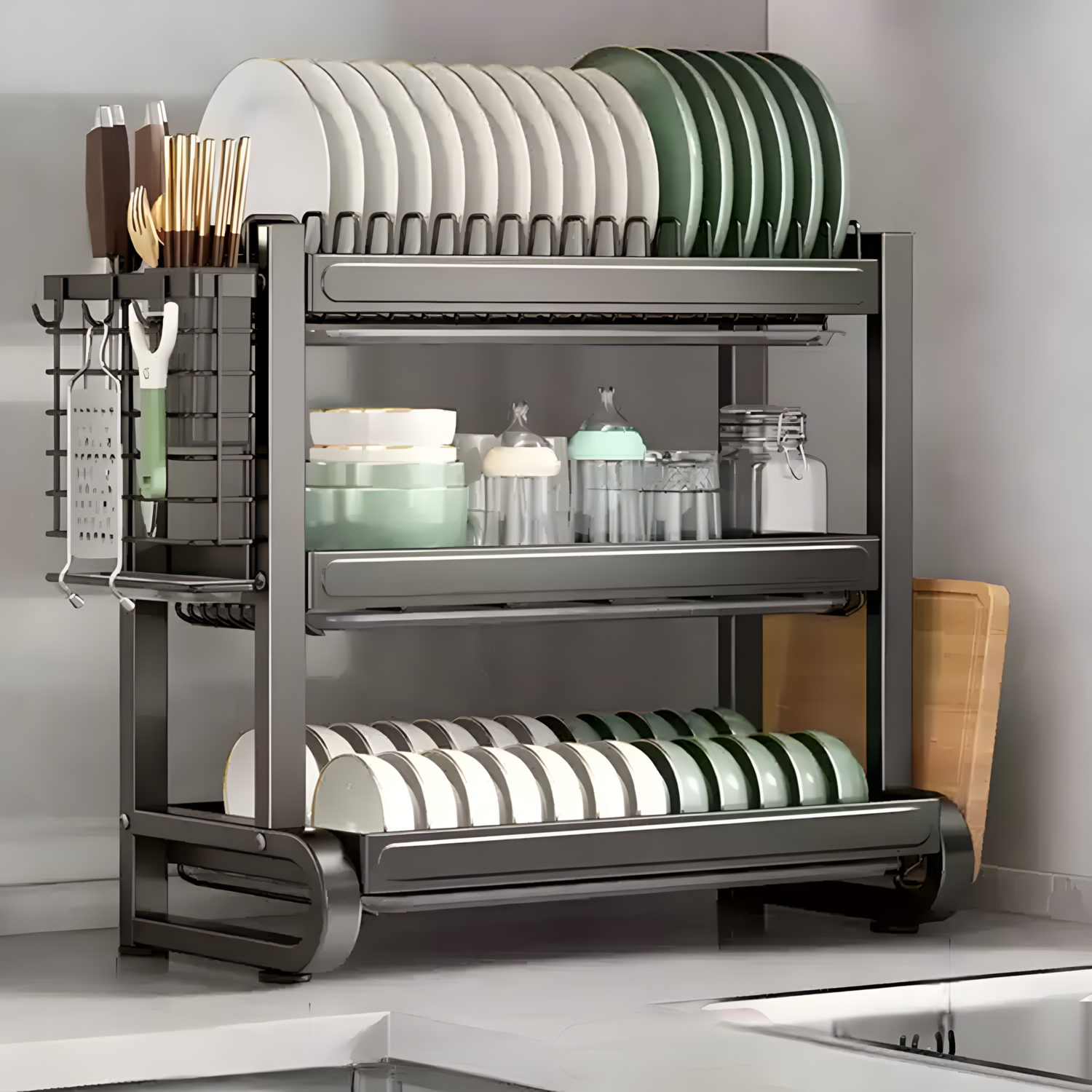 리너스 식기건조대로 설거지옥 탈출하고 주방 공간을 혁신하세요!