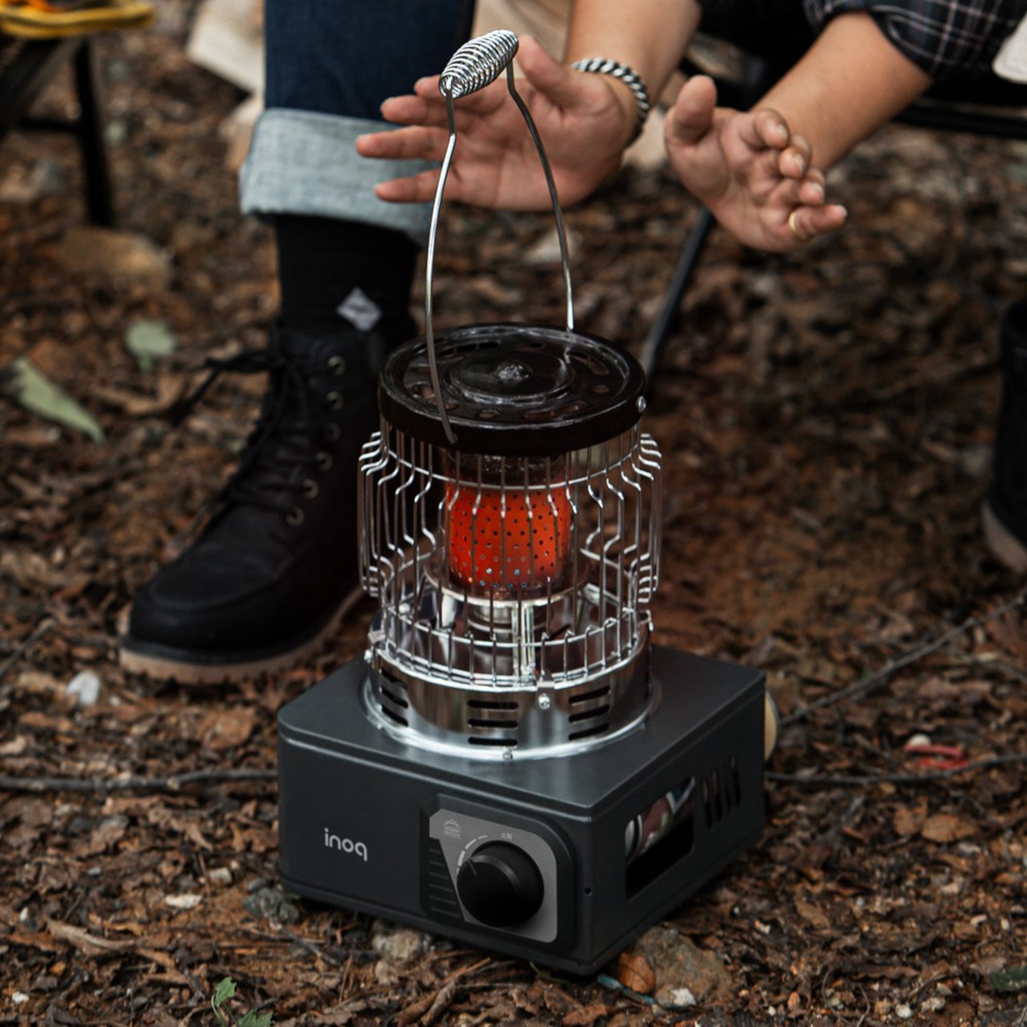 작지만 강렬한 온기, Inoq 휴대용 가스난로로 겨울 추위를 녹이세요!