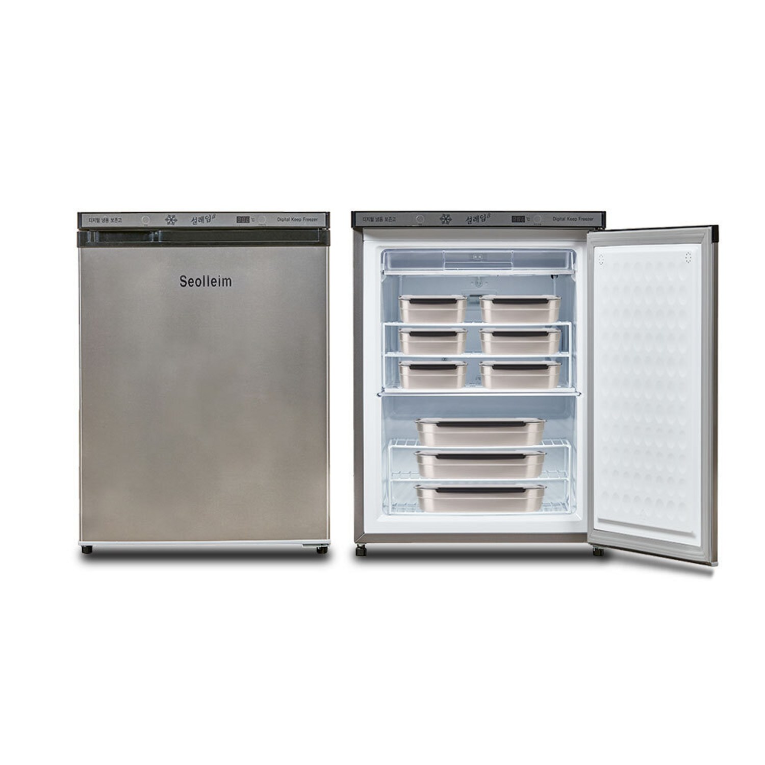 얼음처럼 차가운 안전과 신선함: 보존식냉동고 급식 유치원 110리터