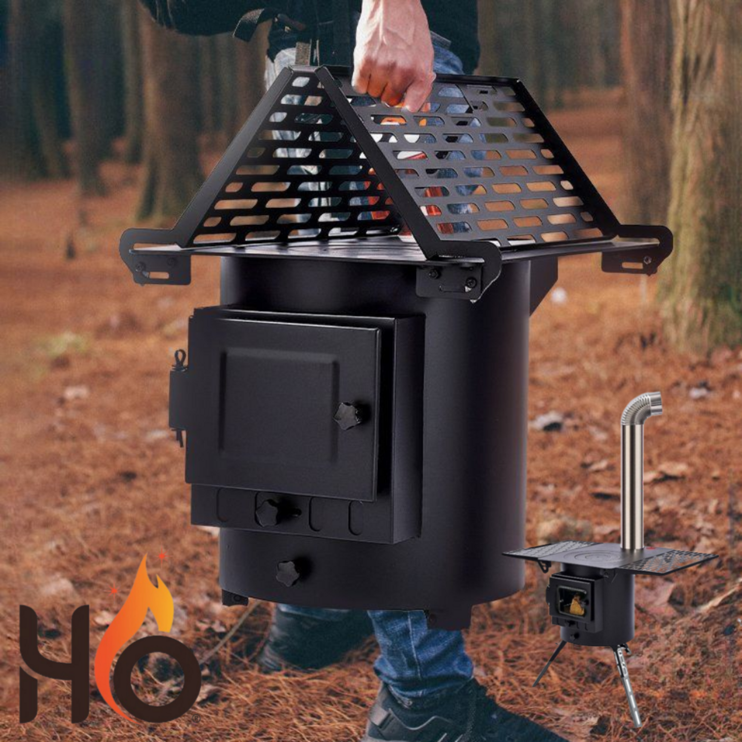 화미온 화목난로: 낭만적인 겨울을 집안으로, 따뜻함을 야외로