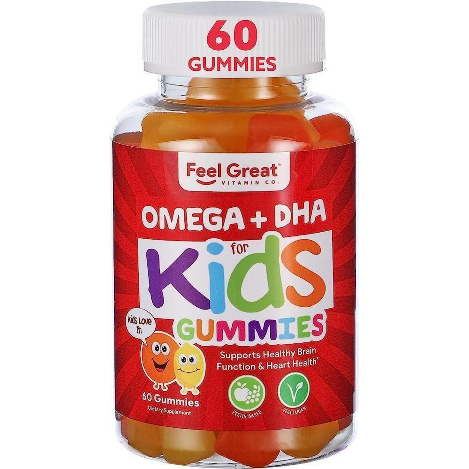 Feel Great 365 어린이 오메가 DHA 60구미 - 오메가 | 쿠팡