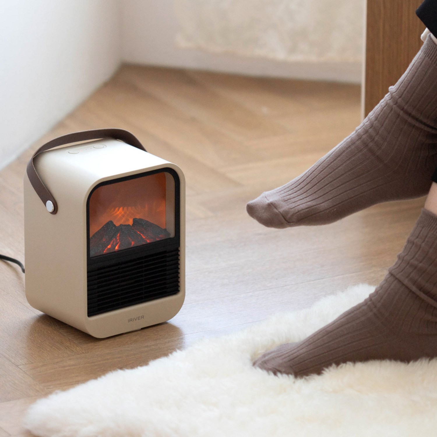 아이리버 불멍난로 ISP-H10: 감성 캠핑을 완성하는 따뜻한 불빛