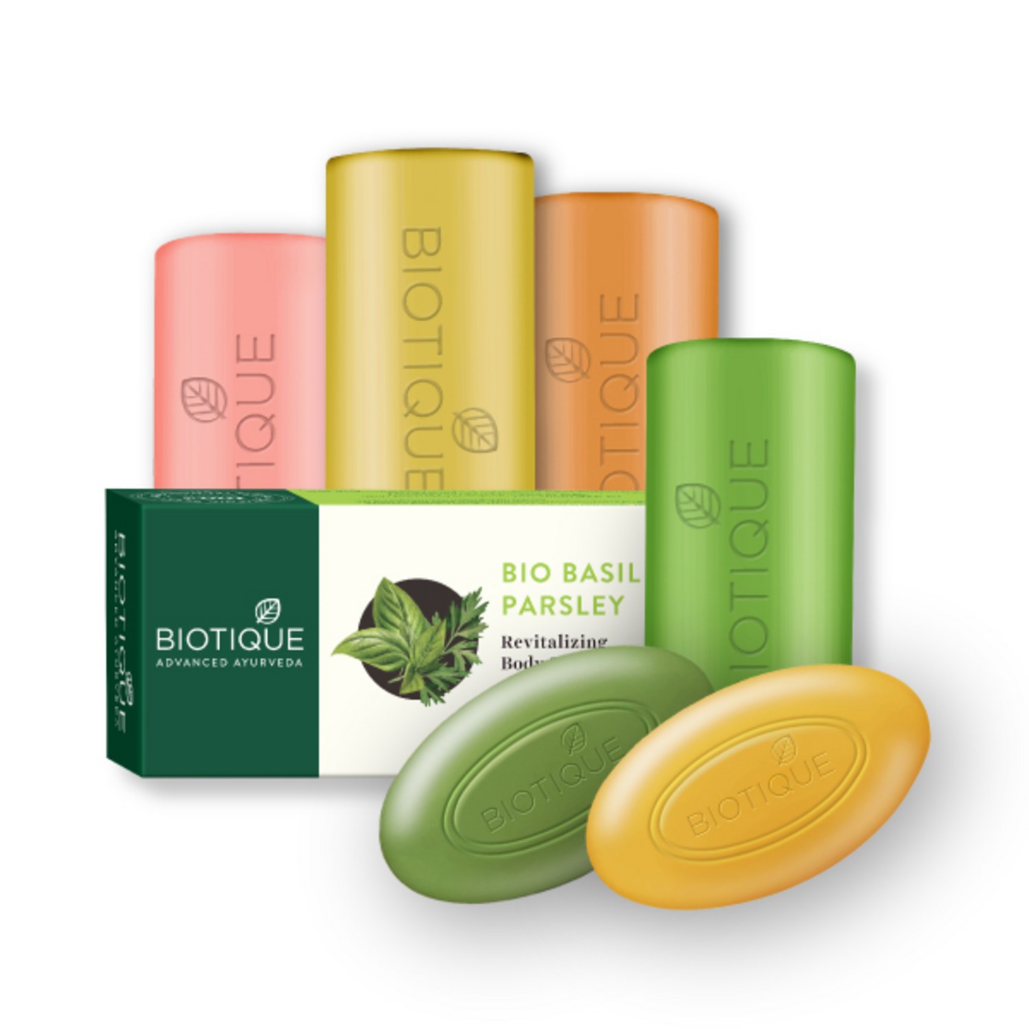 자연적 소재 성분으로 피부를 깨끗하고 건강하게 만드는 바이오티크 바질앤파슬리 비누