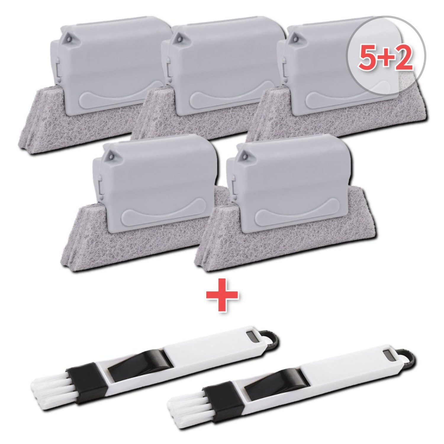 테일스타 완벽한 창문 틈새청소 솔 세트로 완벽한 청소를 경험하세요 창틀청소