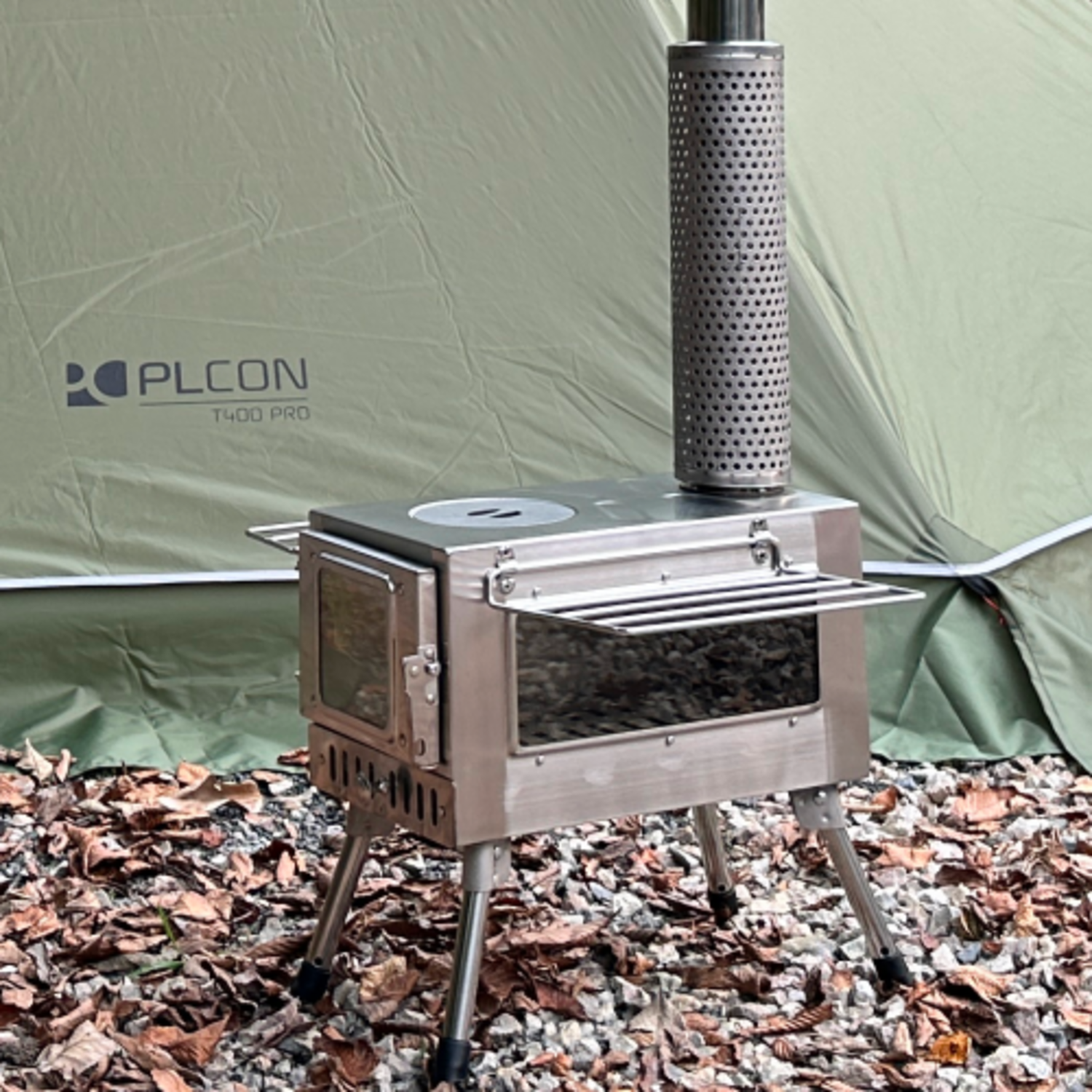 플콘 화목난로: 캠핑의 밤을 따뜻하게 밝히는 낭만적인 선택