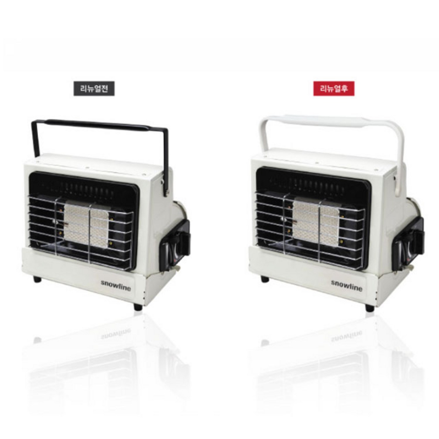 감성 캠핑을 따뜻하게 밝히는 스노우라인 티비오 미니멀 가스히터