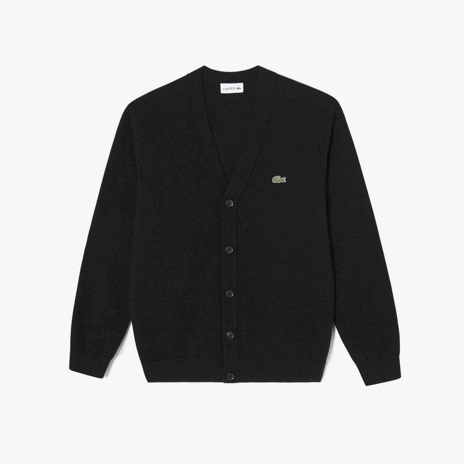 라코스테 남성 베이직 V넥 가디건으로 완성하는 품격 있는 스타일