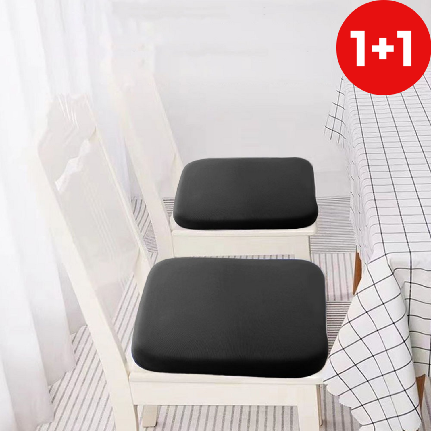 편안함의 정점을 경험하세요: 유피해피 푹신말랑 체중분산 메모리폼 사각 방석