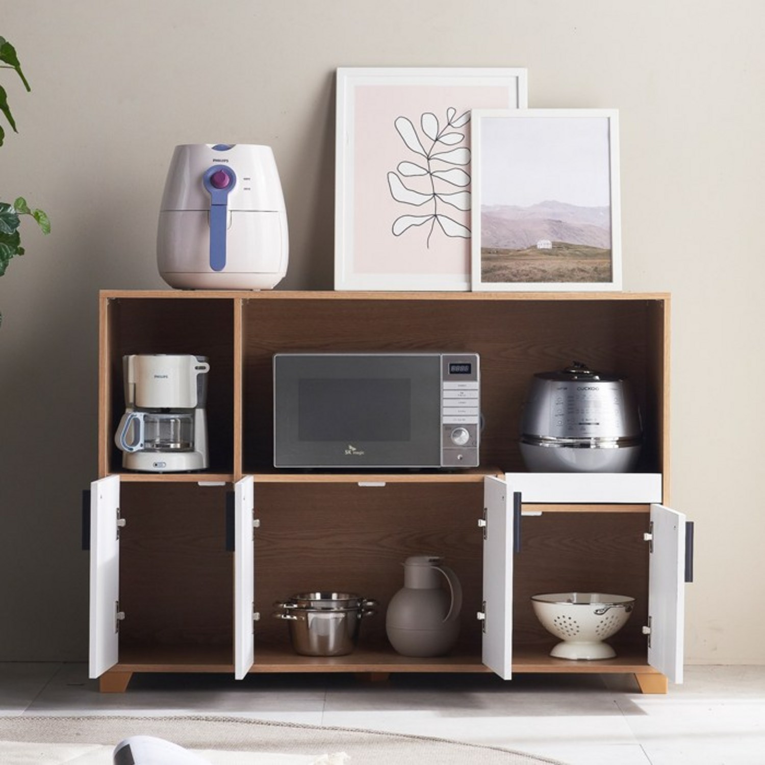 주방의 아름다움을 완성하는 수납장