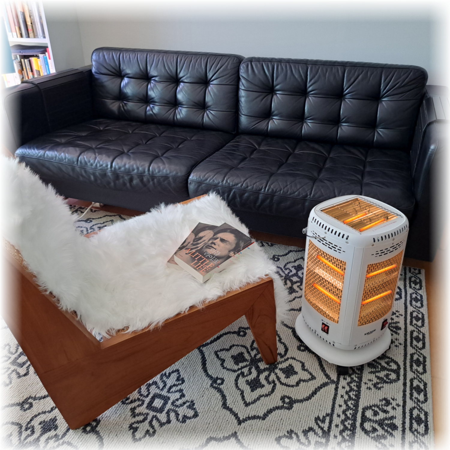 5면 발열로 빈틈없이 따뜻하고, 절전 기능으로 경제적인 크루거저머니 오방난로