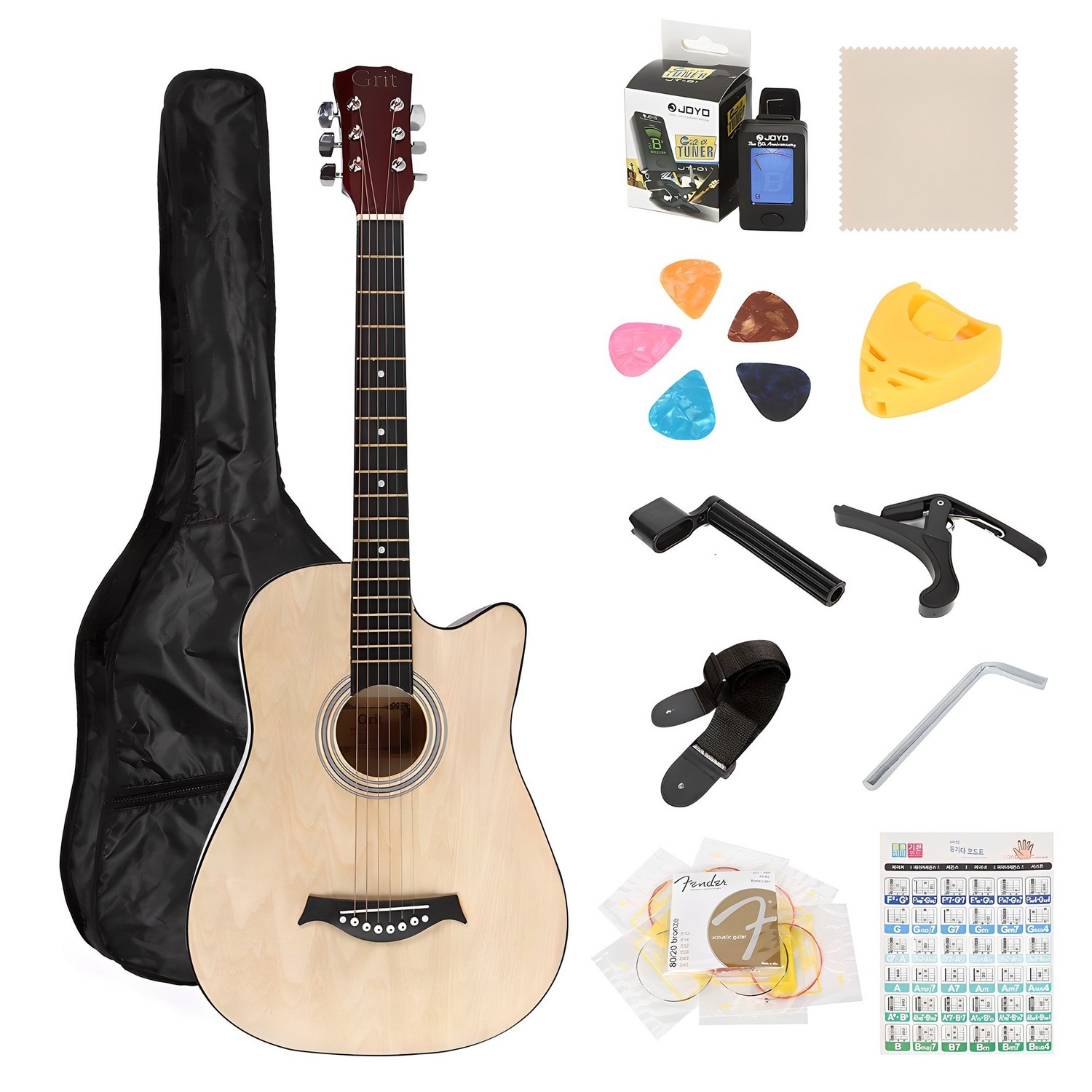 마음을 울리는 첫 울림, 블루엔젤 GRIT 통기타와 함께하는 음악 여정 입문용기타