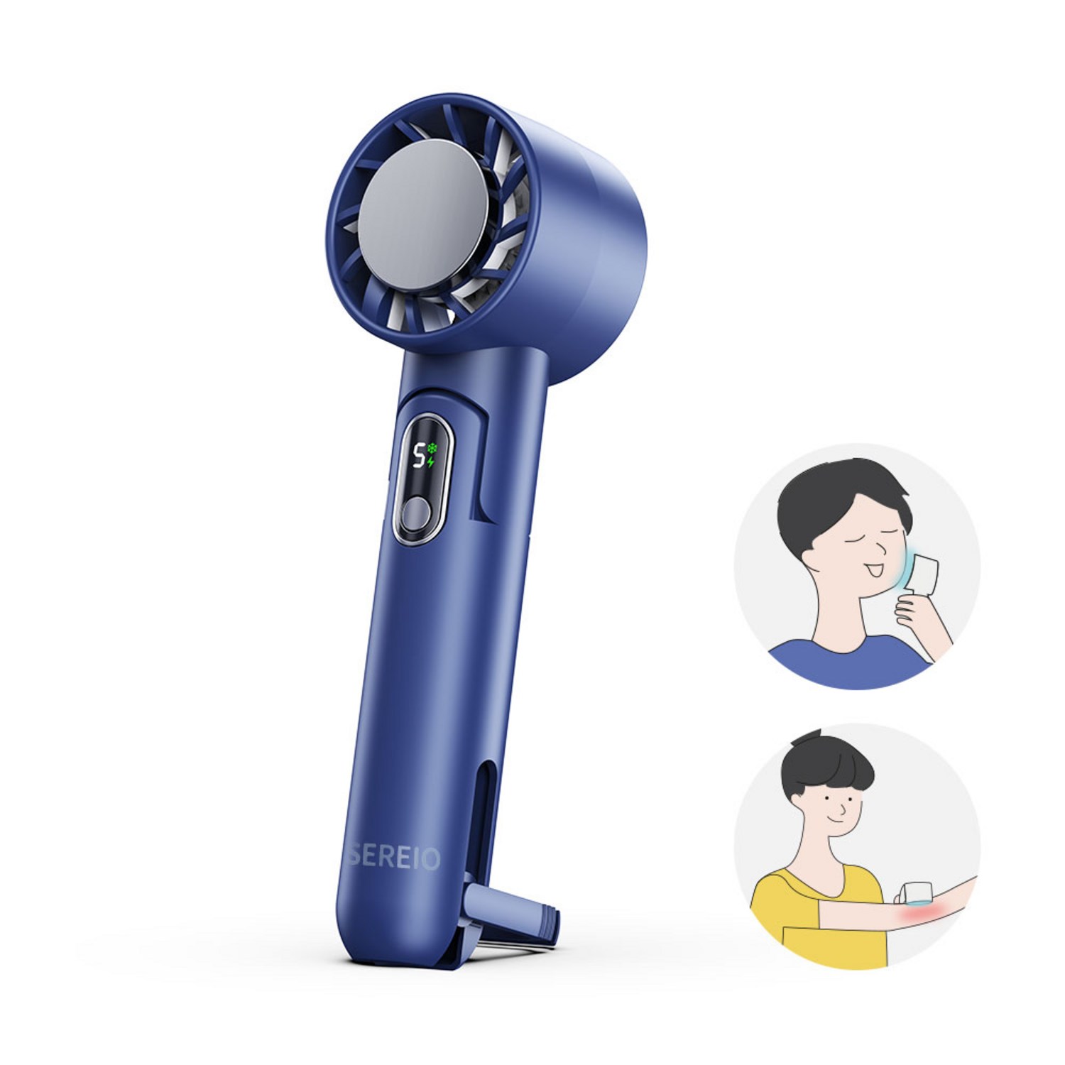 여름 필수 아이템, 세레이오 휴대용 선풍기 냉각손풍기