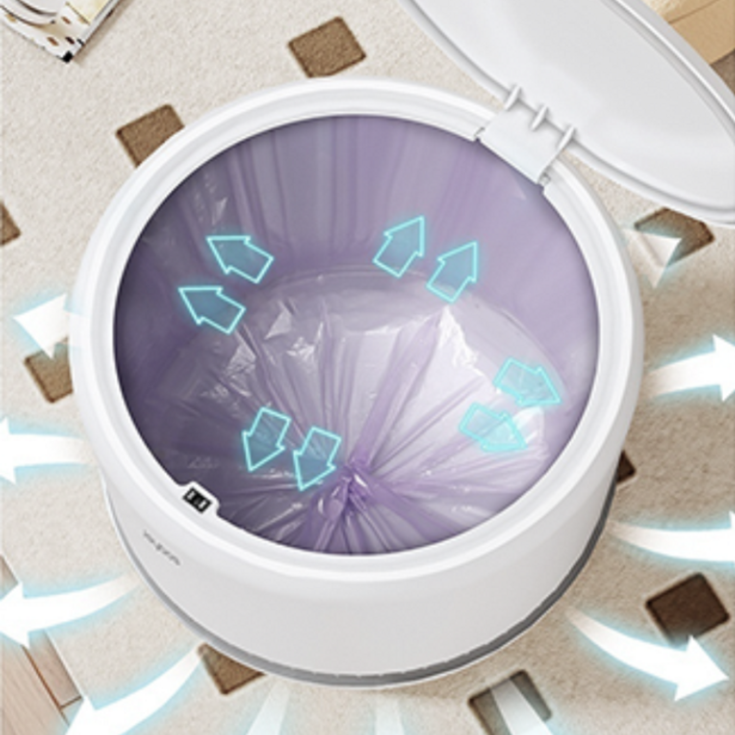 혁신적인 기압 기술로 주방의 냄새와 잡동사니를 해결하세요.