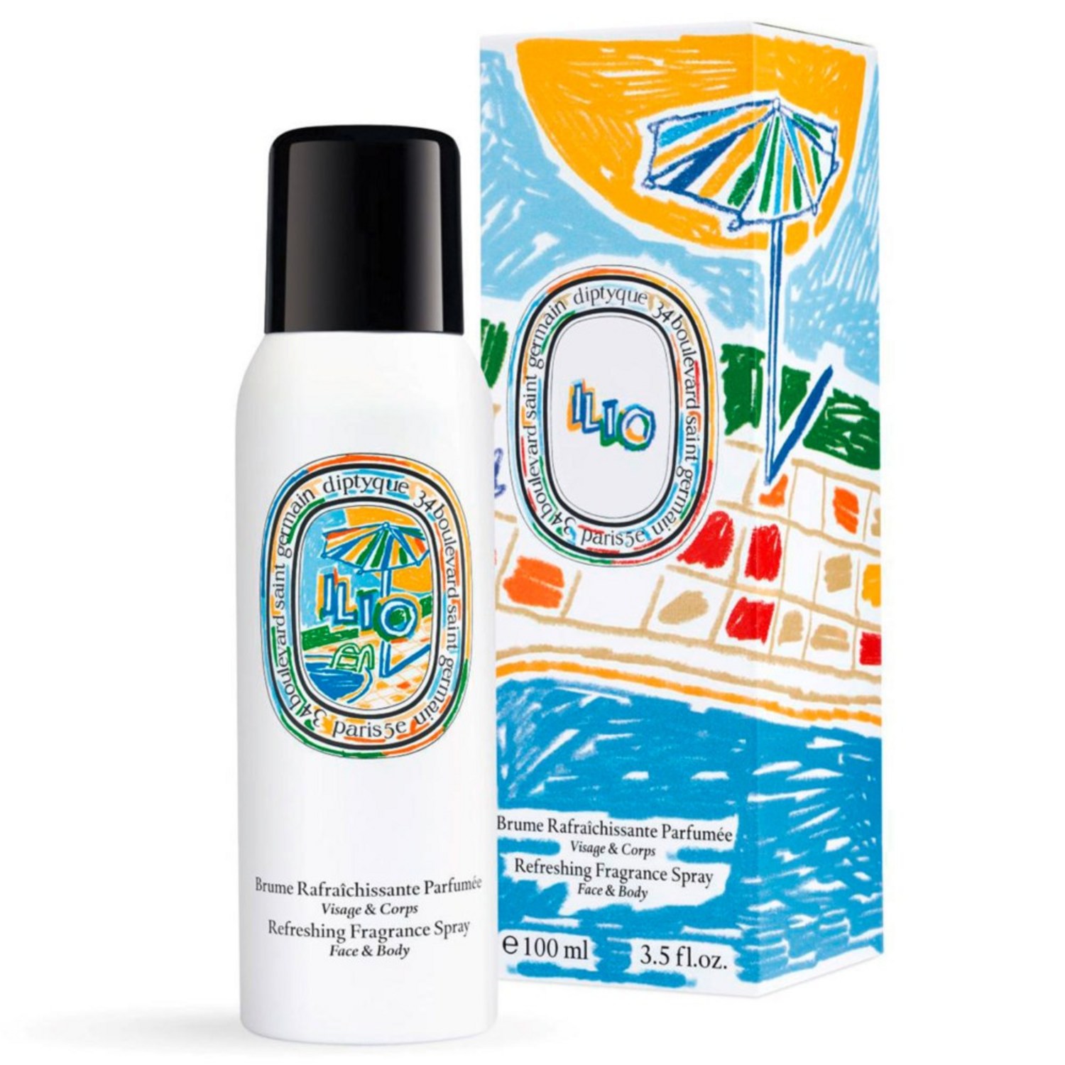 딥디크 일리오 리프레싱 프래그런스 스프레이: 피부를 상쾌하게 하는 고급스러운 향수