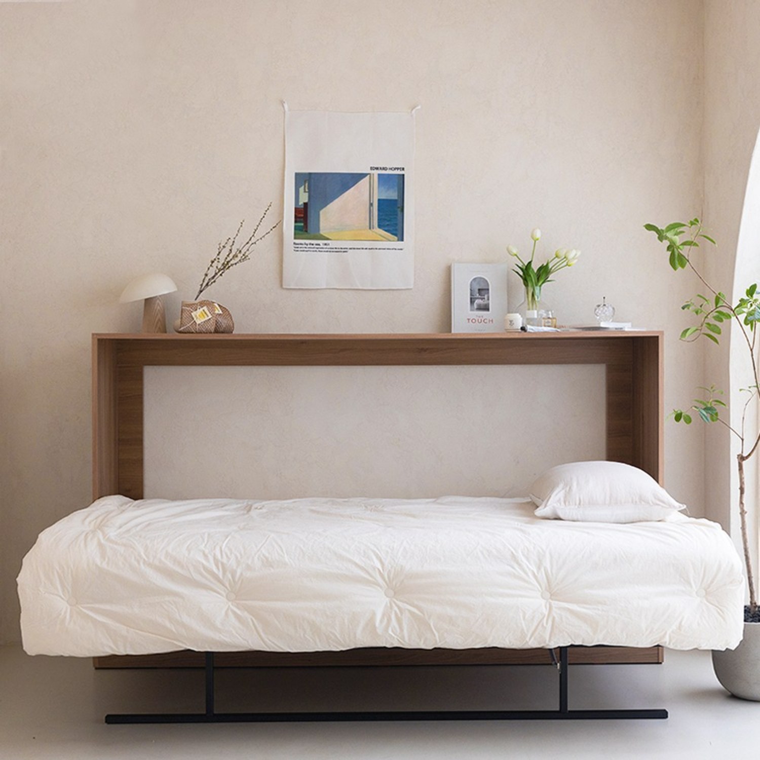 스마트 폴딩베드 월베드: 공간 활용을 극대화하는 1인용 접이식 침대 월베드