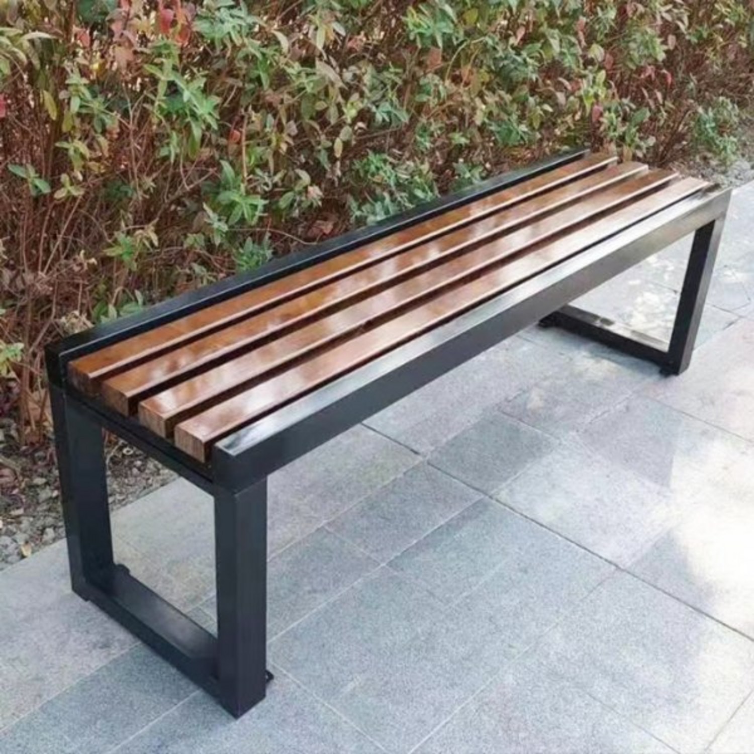 180cm 야외 벤치 카페 및 공원용 의자 정원벤치