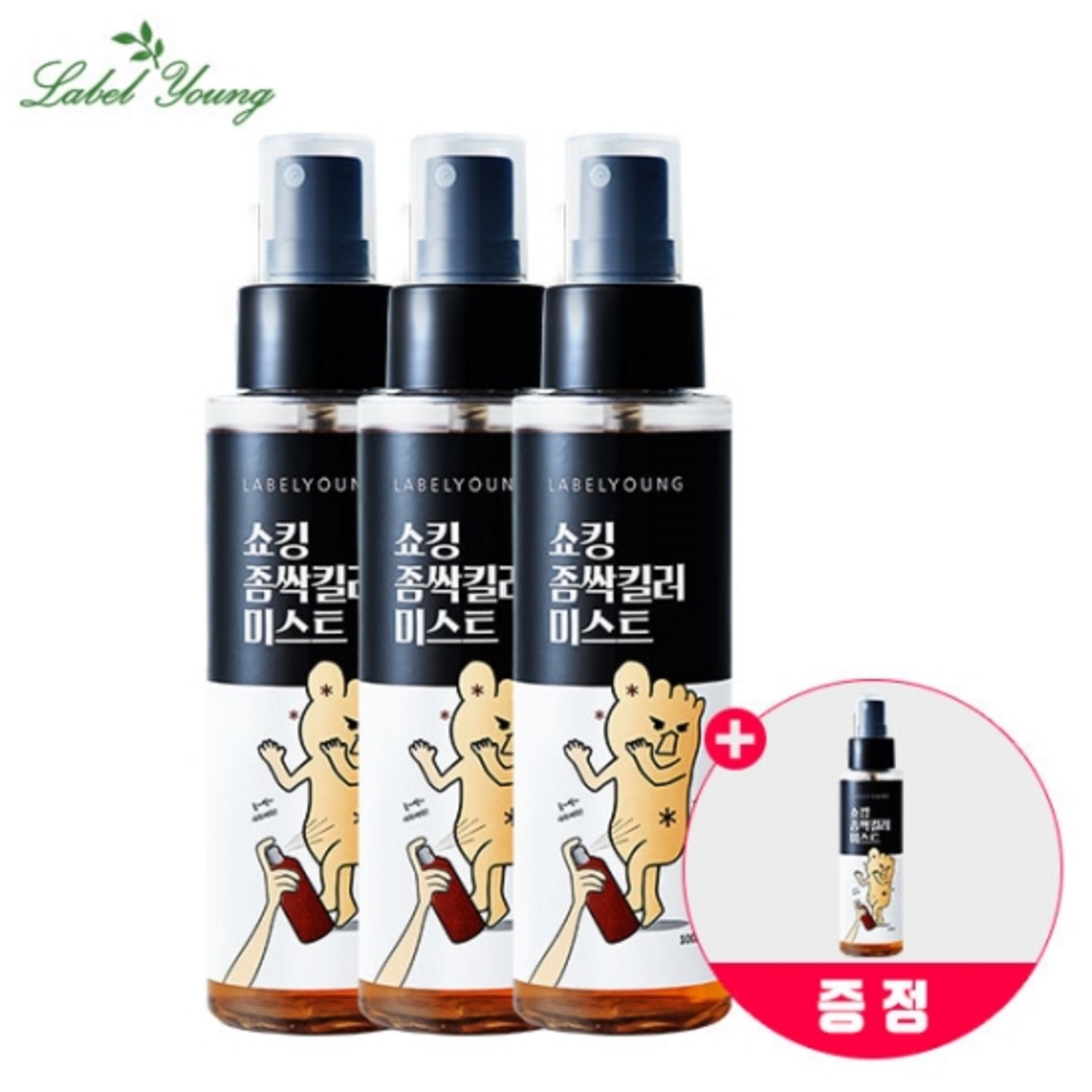 라벨영쇼킹좀싹킬러미스트100ml3+1개