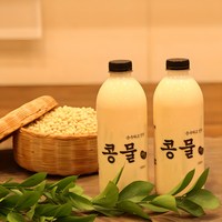 [월드마켓] 100% 국내산 콩을 맷돌에 갈아만든 순수하고 진한 콩물, 1개, 1L